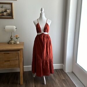 Petal & Pup: Cut out maxi dress